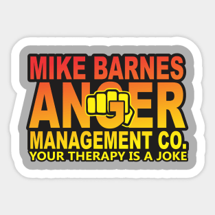 Mike Barnes Anger Management Sticker